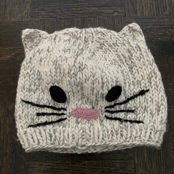 Cute knitted cat hat with ears - Urban Outfitters/Cooperative - Picture 1 of 4